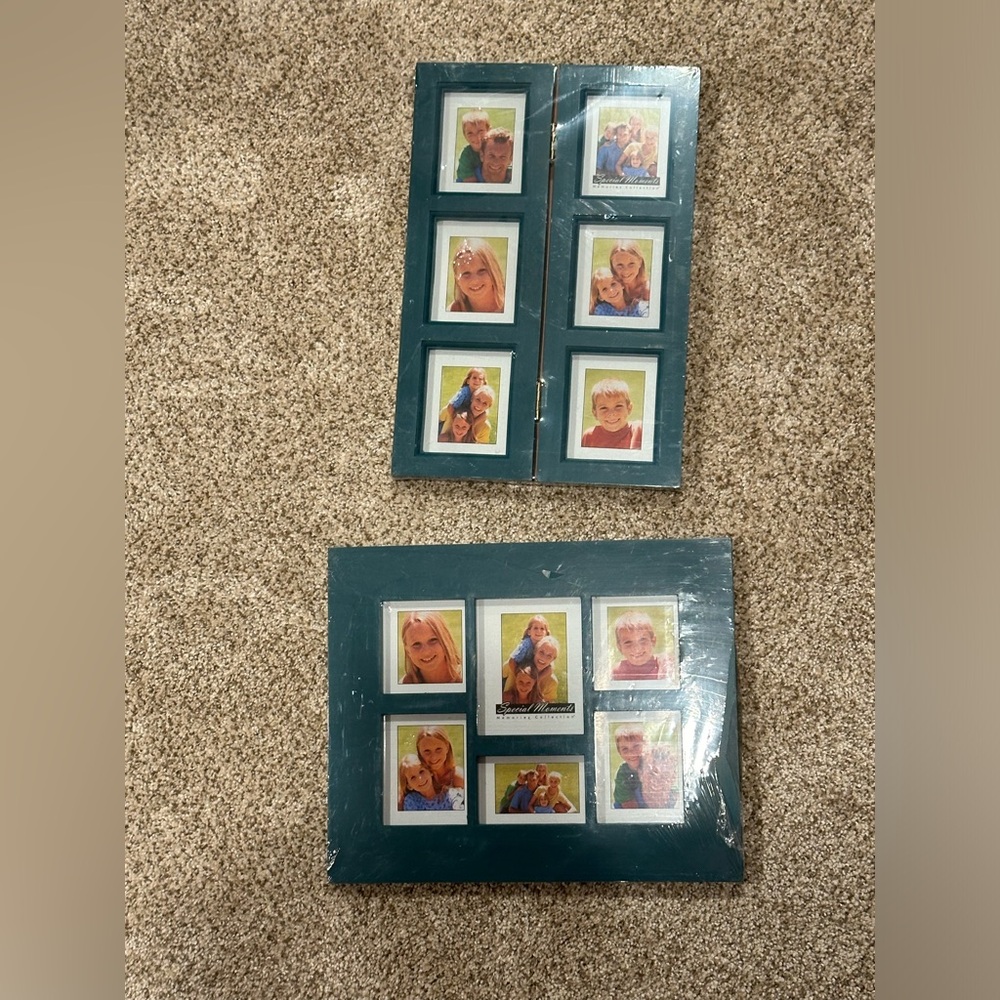 NWT 2 Green Picture Frame Collages
